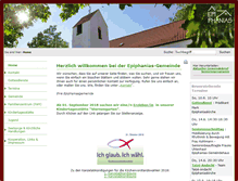 Tablet Screenshot of epiphanias-muenchen.de